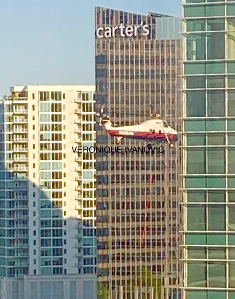 Helicopter in the City