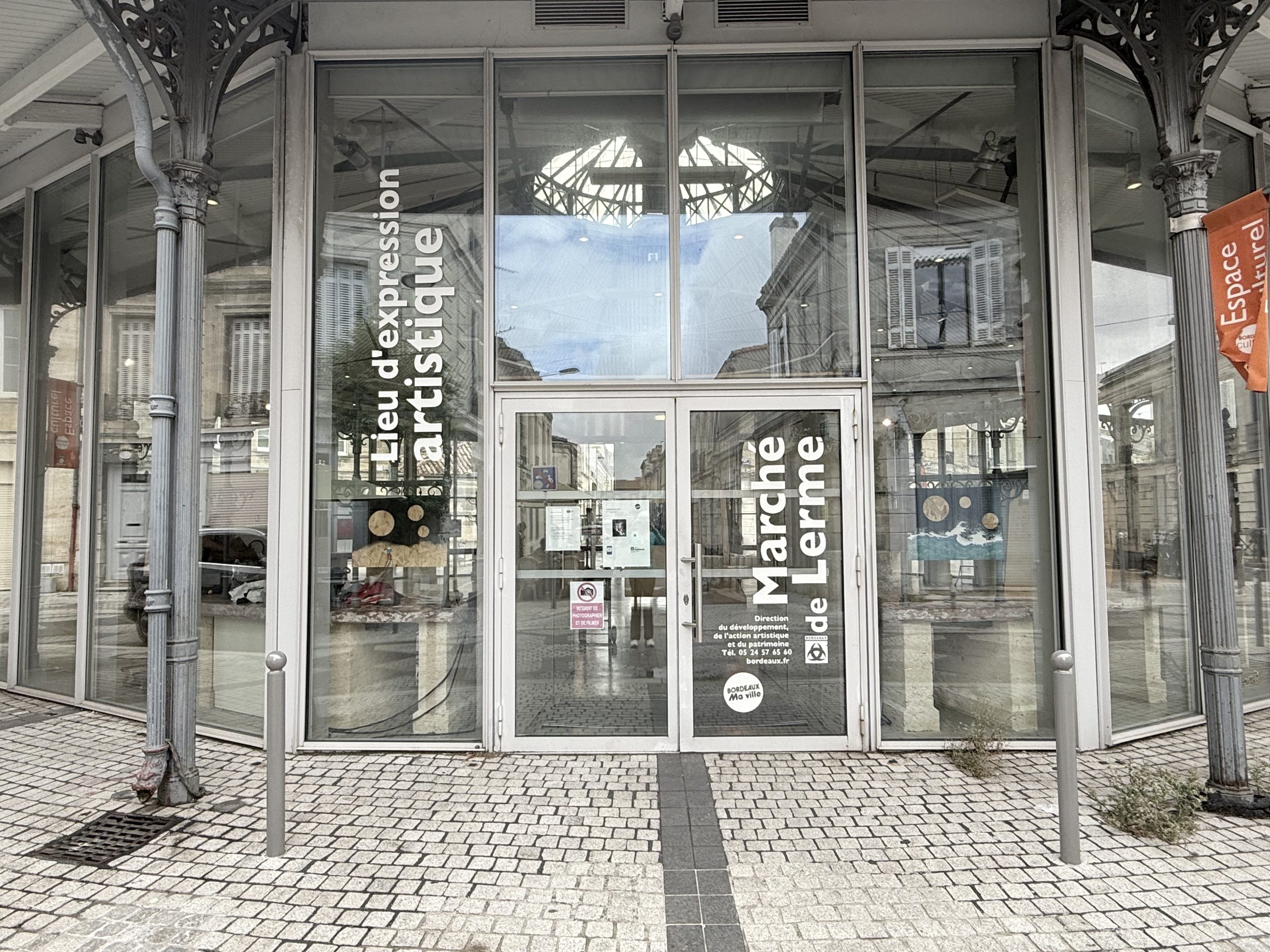 Marché de Lerme entrée et affiche